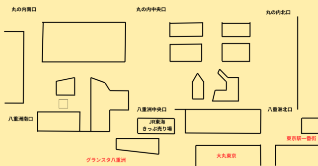 東京駅構内図